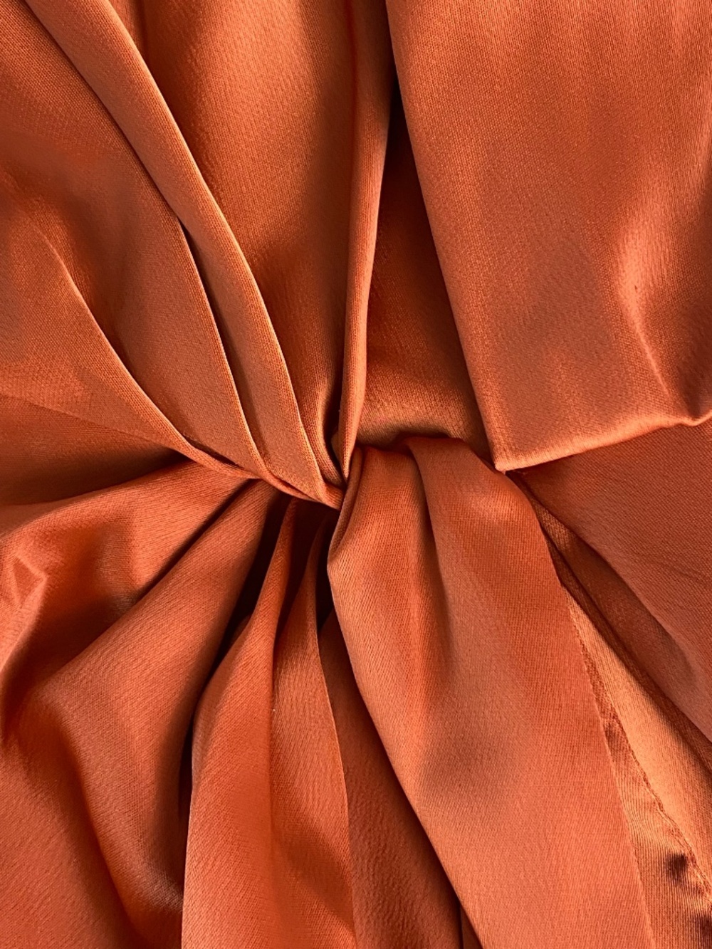 Ted Baker Lelly Halter Neck Satin Midi Dress Size 2 Rust Terracotta - Picture 6 of 11